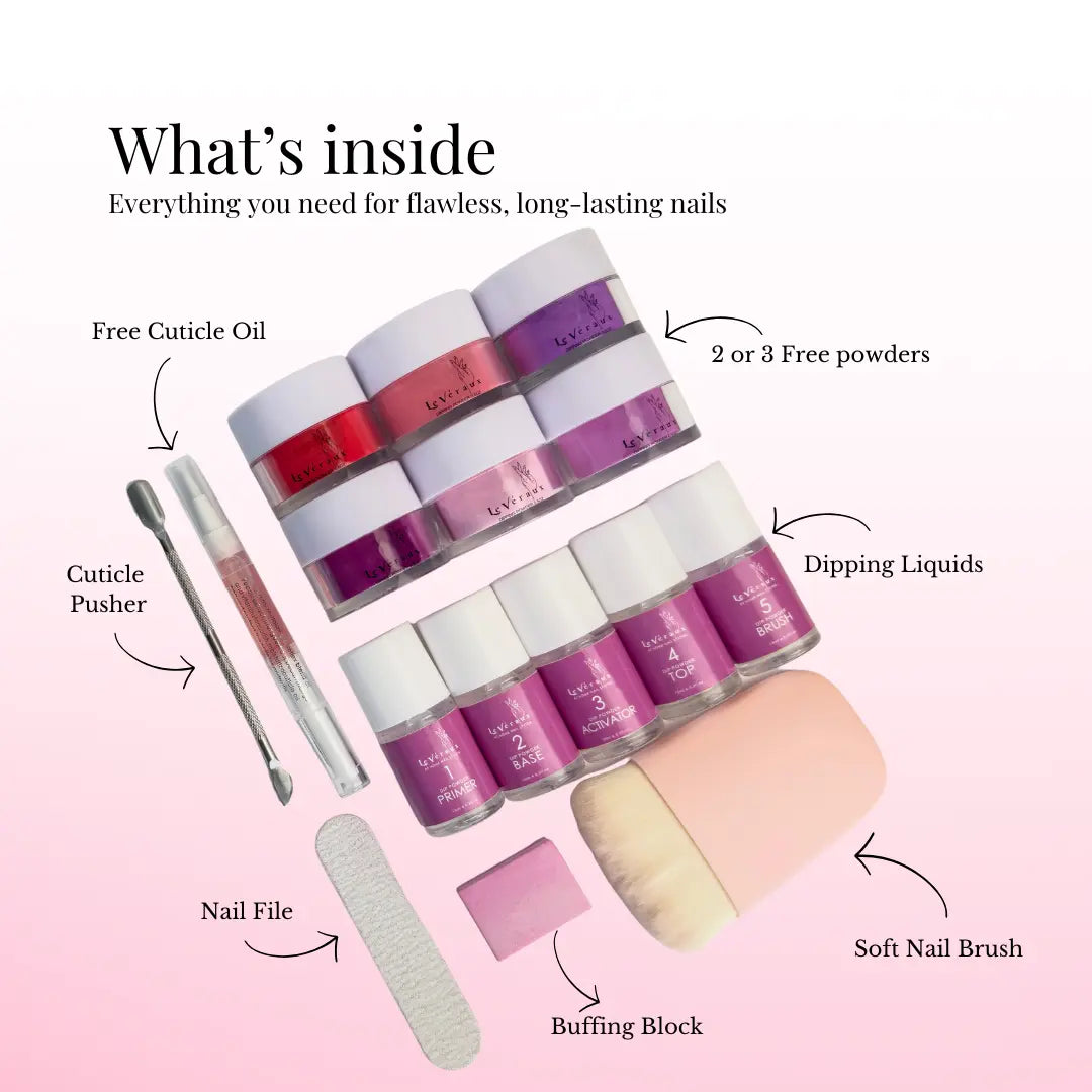 LeVeraux At-Home Nail Dip Kit