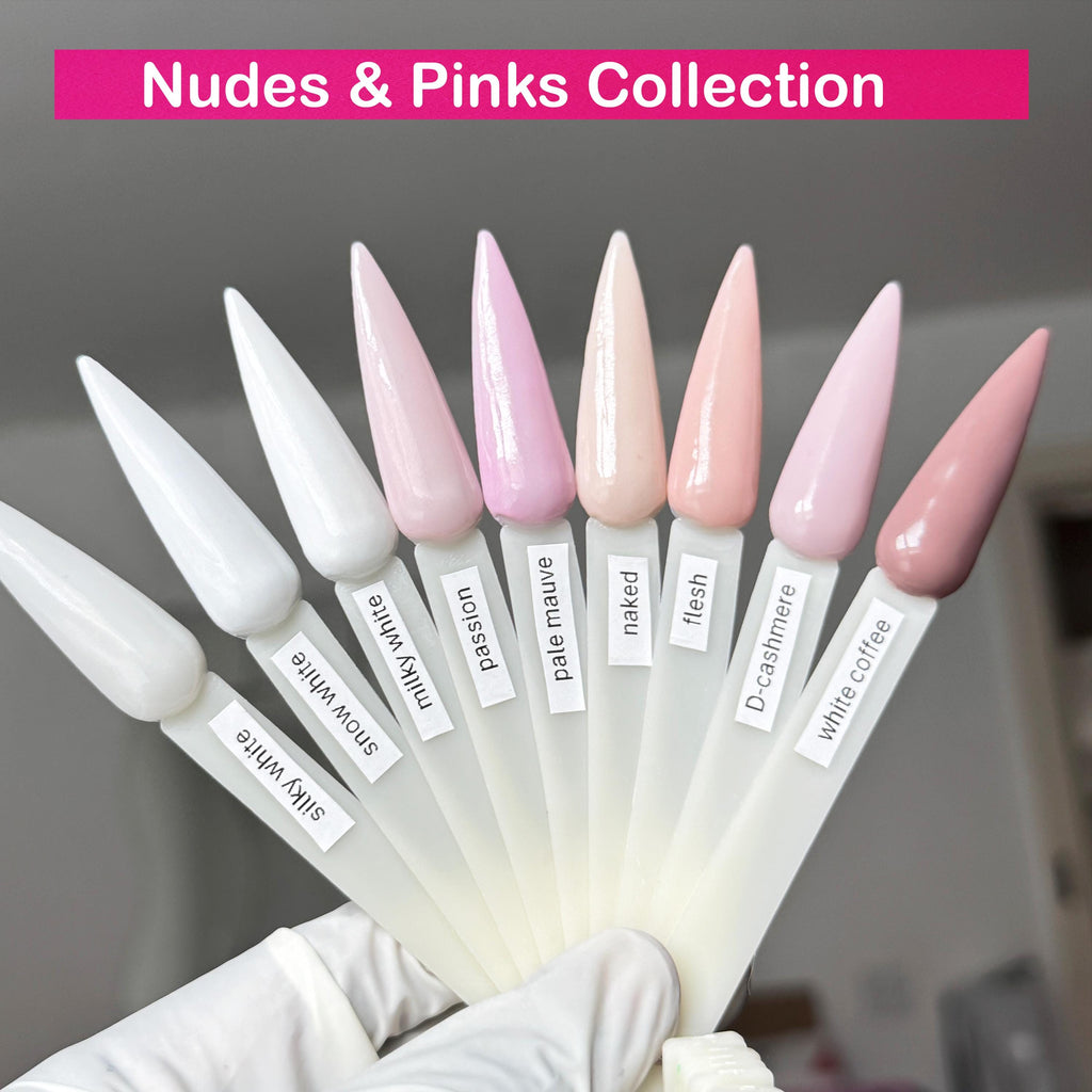 Flesh Pink Nude Dip Powder • Soft Natural Pink Dip Powder • Warm Pink Nail Dip for Everyday Wear