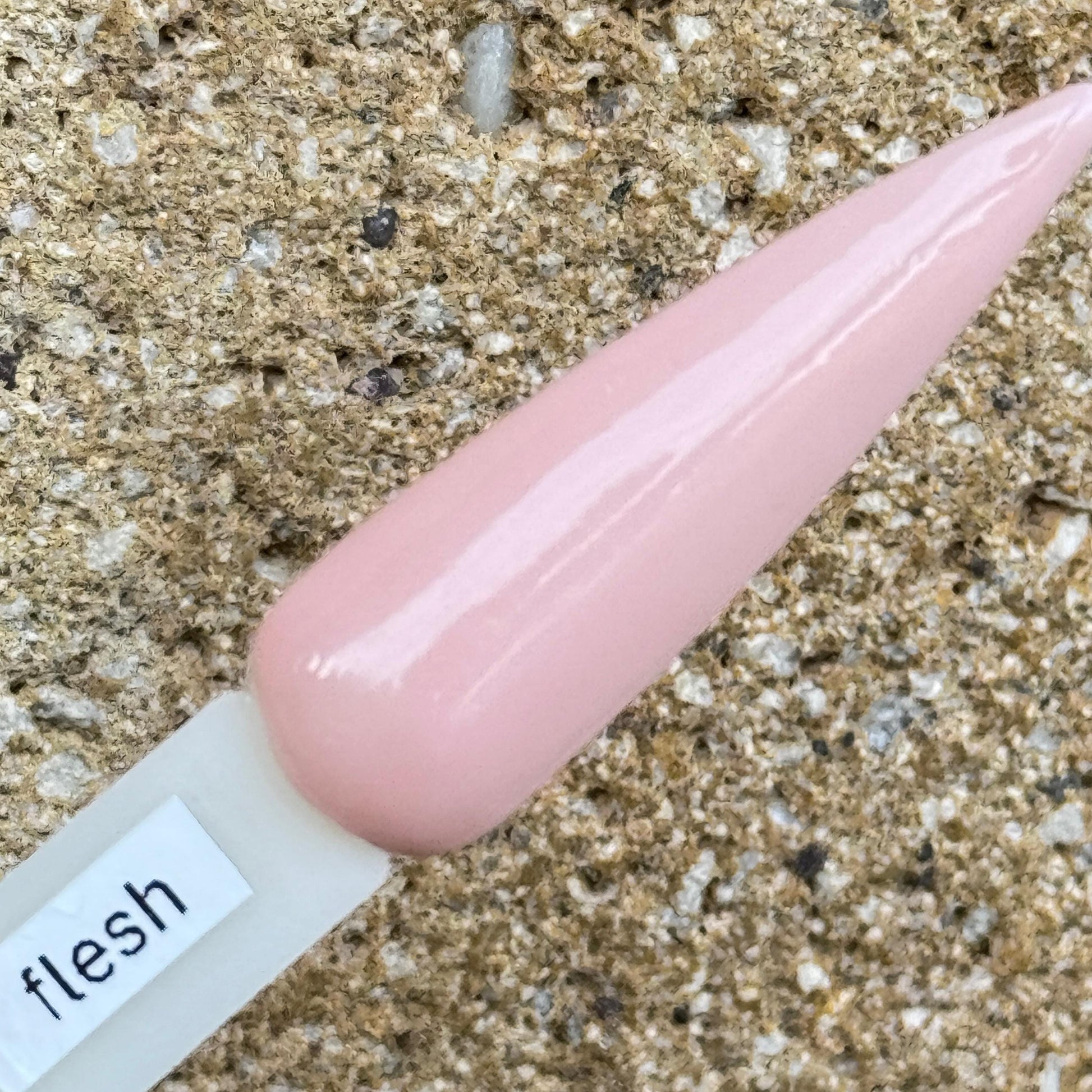 Flesh Pink Nude Dip Powder • Soft Natural Pink Dip Powder • Warm Pink Nail Dip for Everyday Wear