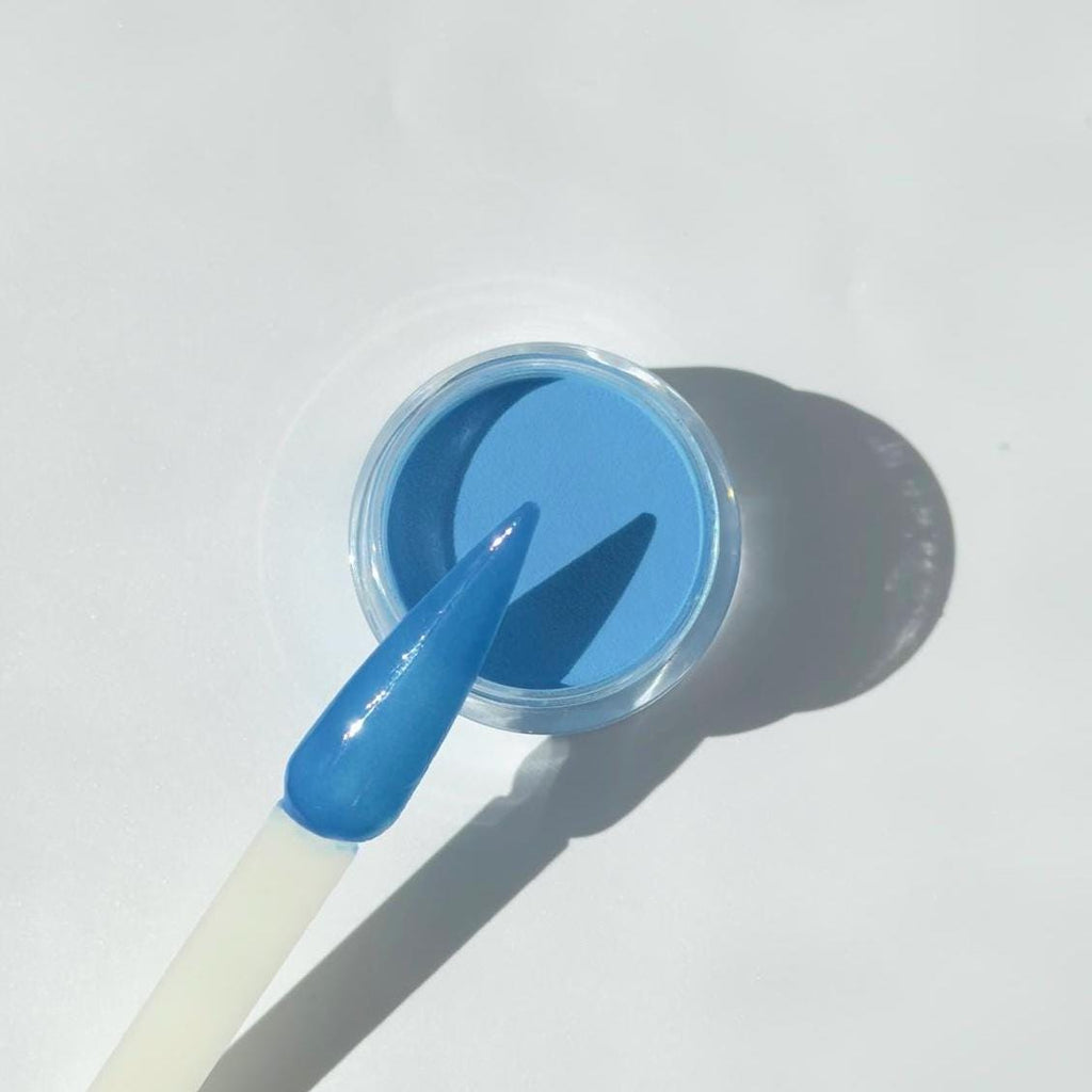 Ocean Whispers Dip Powder Set: Aqua to Deep Blue Summer Nail Colors