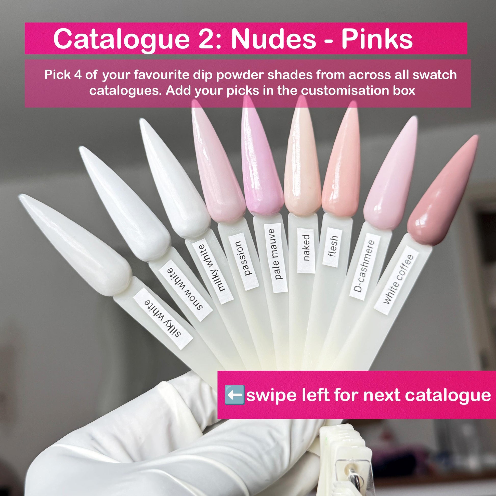 Dip Powder Nail Kit: 4 Trendy Colors, Hema-Free, Beginner-Friendly
