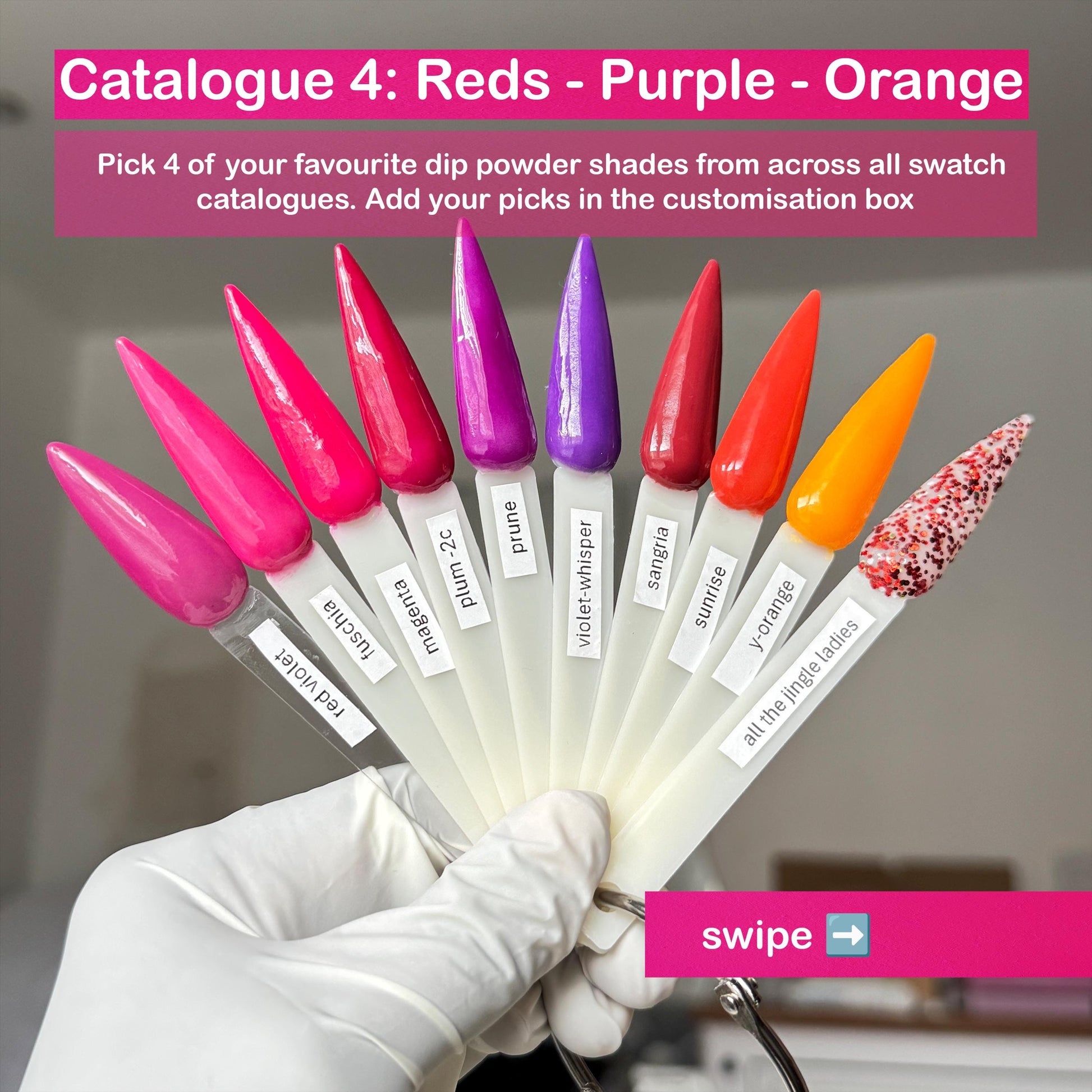 Dip Powder Nail Kit: 4 Trendy Colors, Hema-Free, Beginner-Friendly