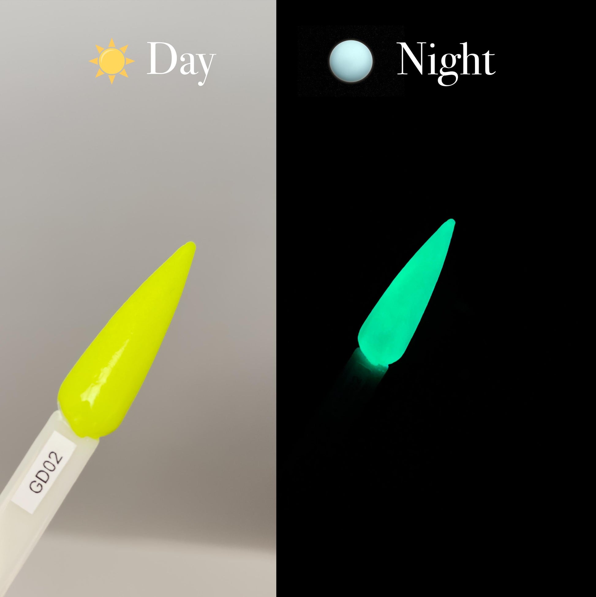Glow in the Dark Dip Powder: Neon Summer Nail Set