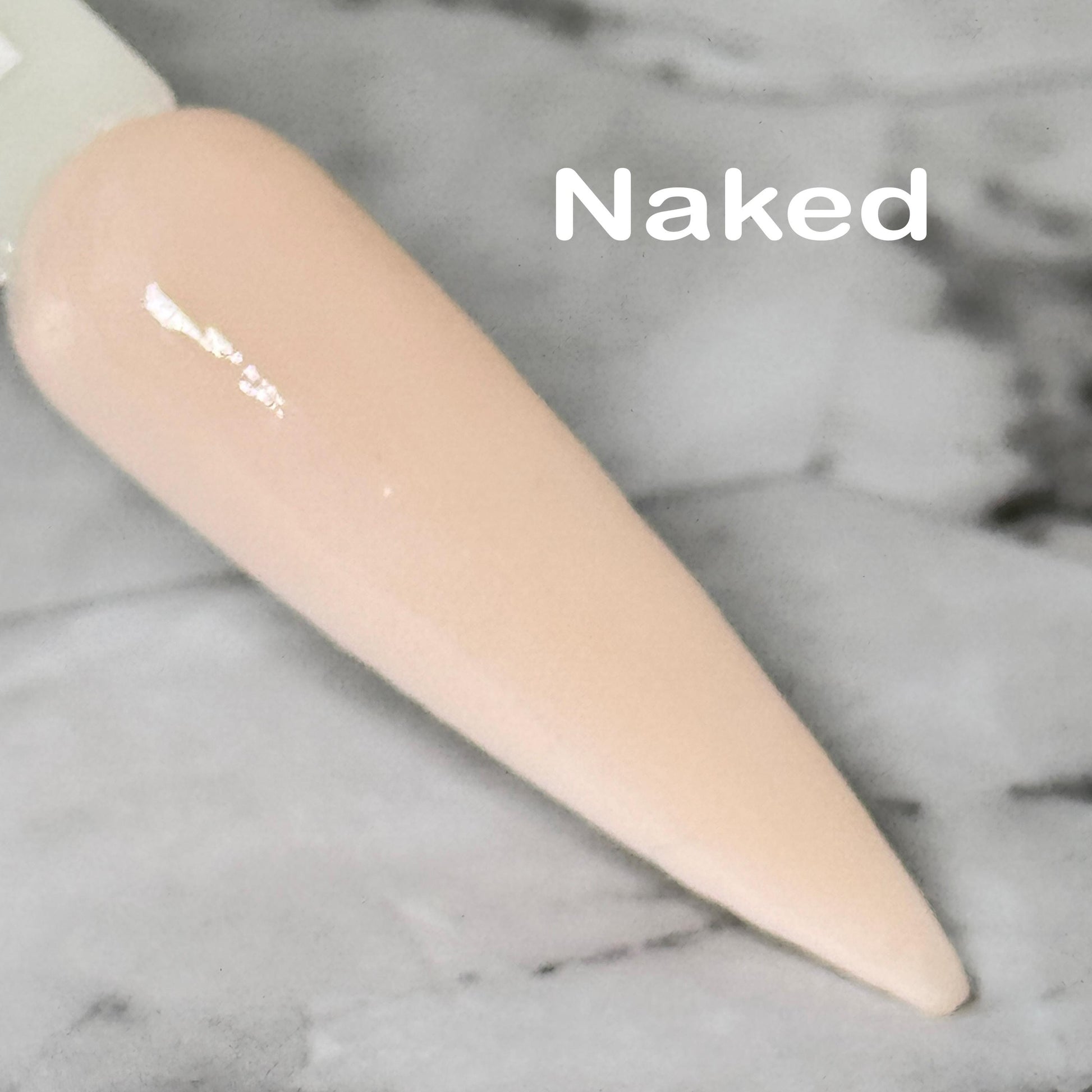 Naked Nude Dip Powder • Pale Nude Nail Colour • Natural Nude Dip Powder for DIY Nails