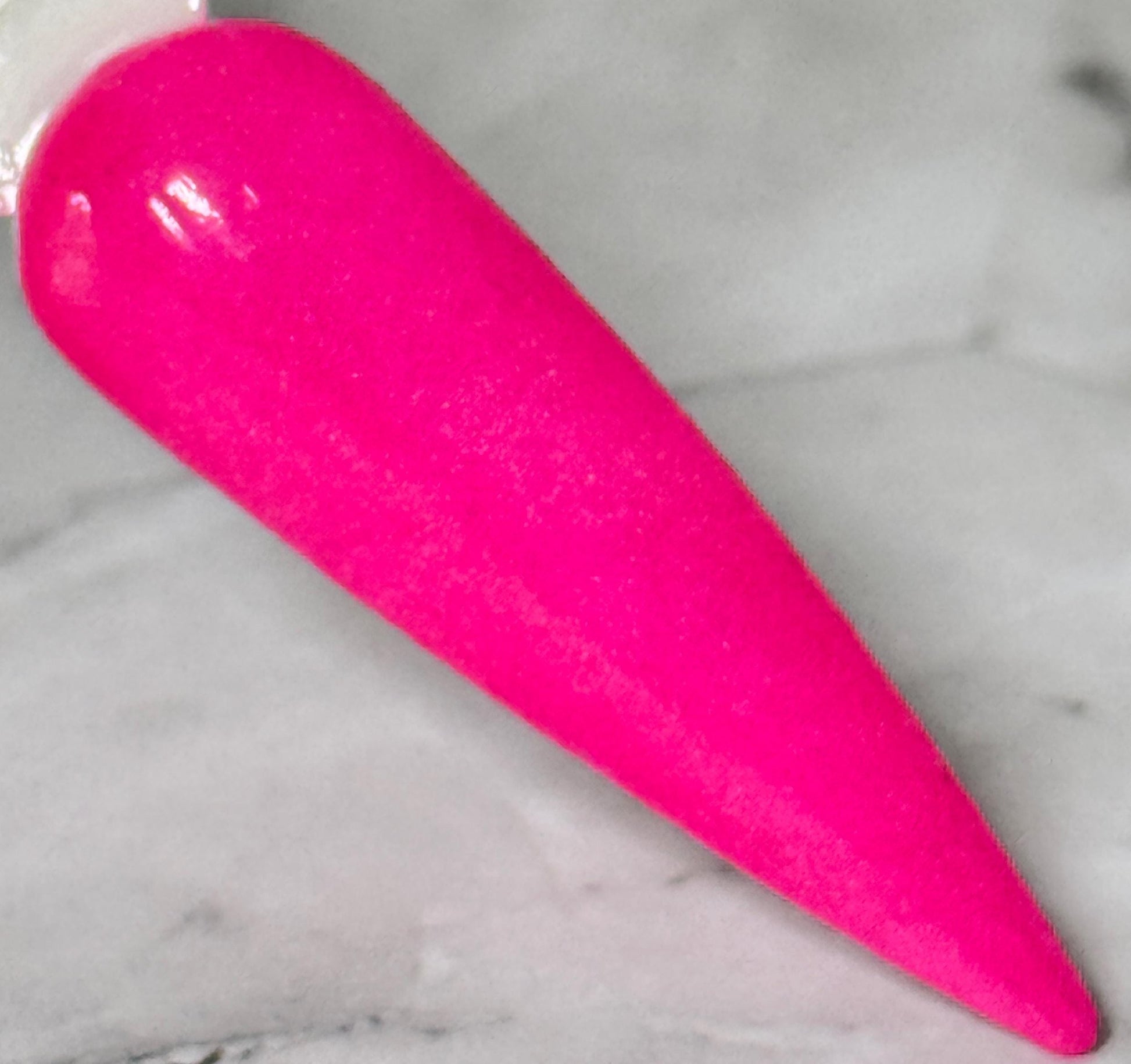 Neon Pink Glow in the Dark Dip Powder: Handmade Acrylic Alternative
