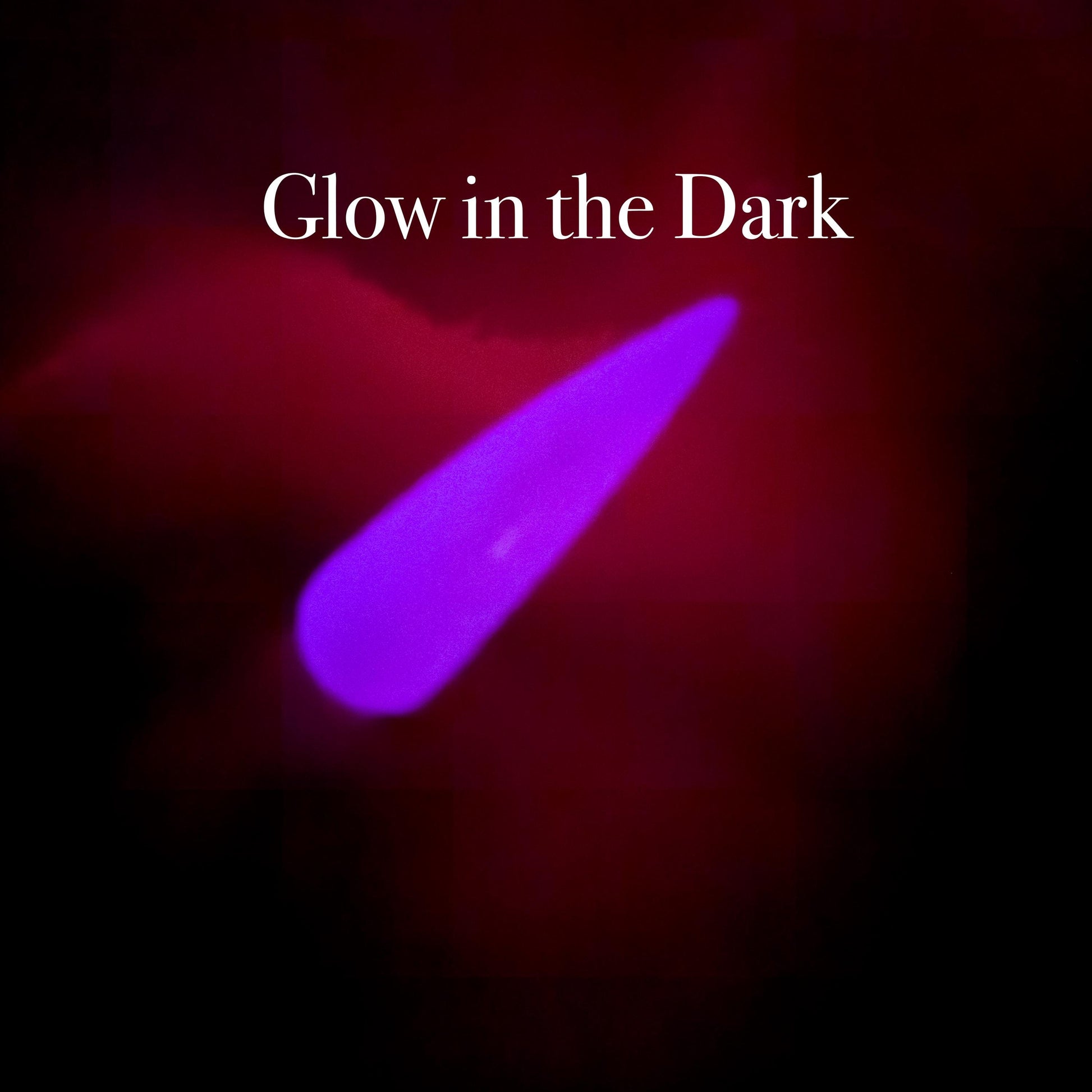 Neon Pink Glow in the Dark Dip Powder: Handmade Acrylic Alternative