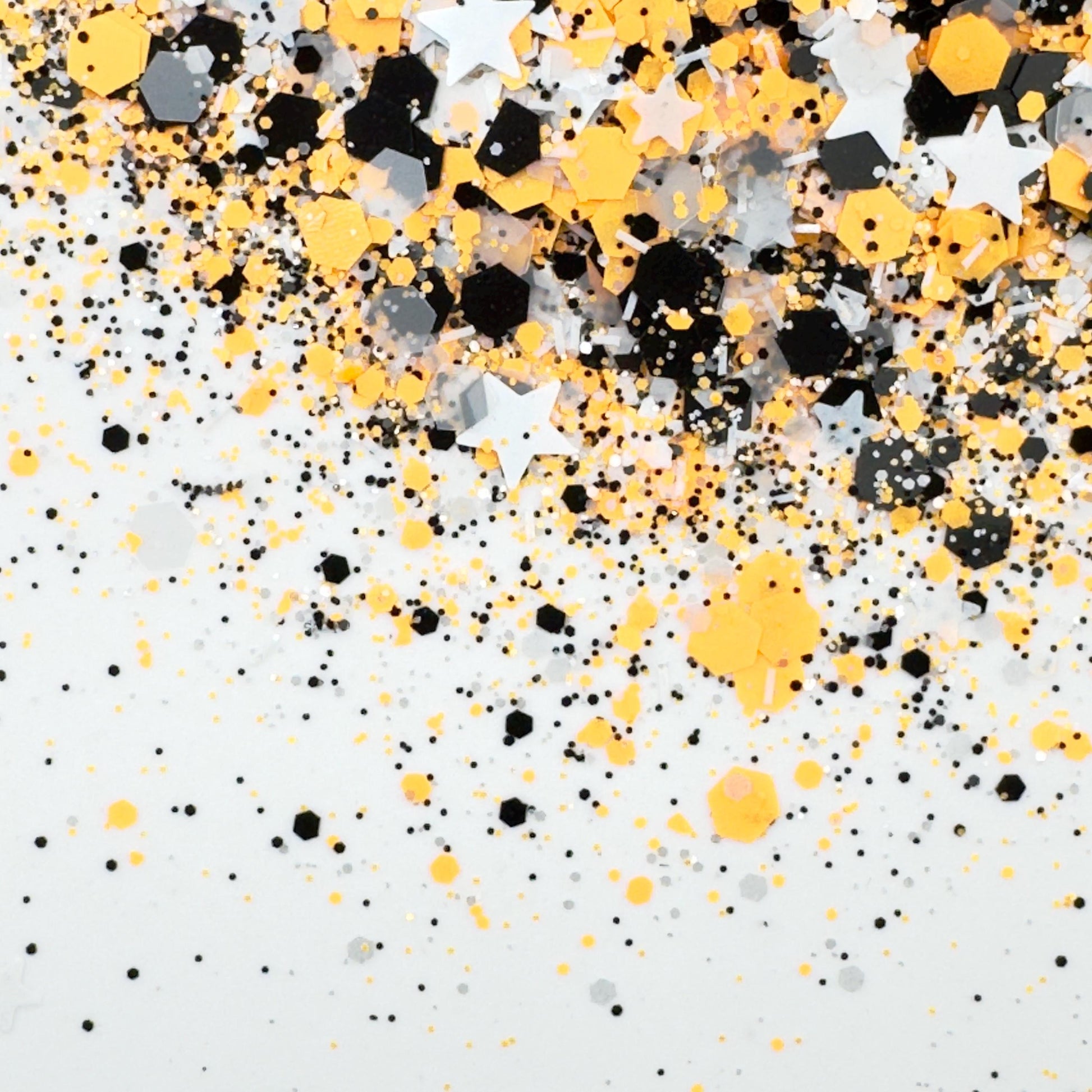 Pumpkin Moonlight Orange & Black Chunky Halloween Glitter for Tumblers, Resin Crafts, Slime Supplies