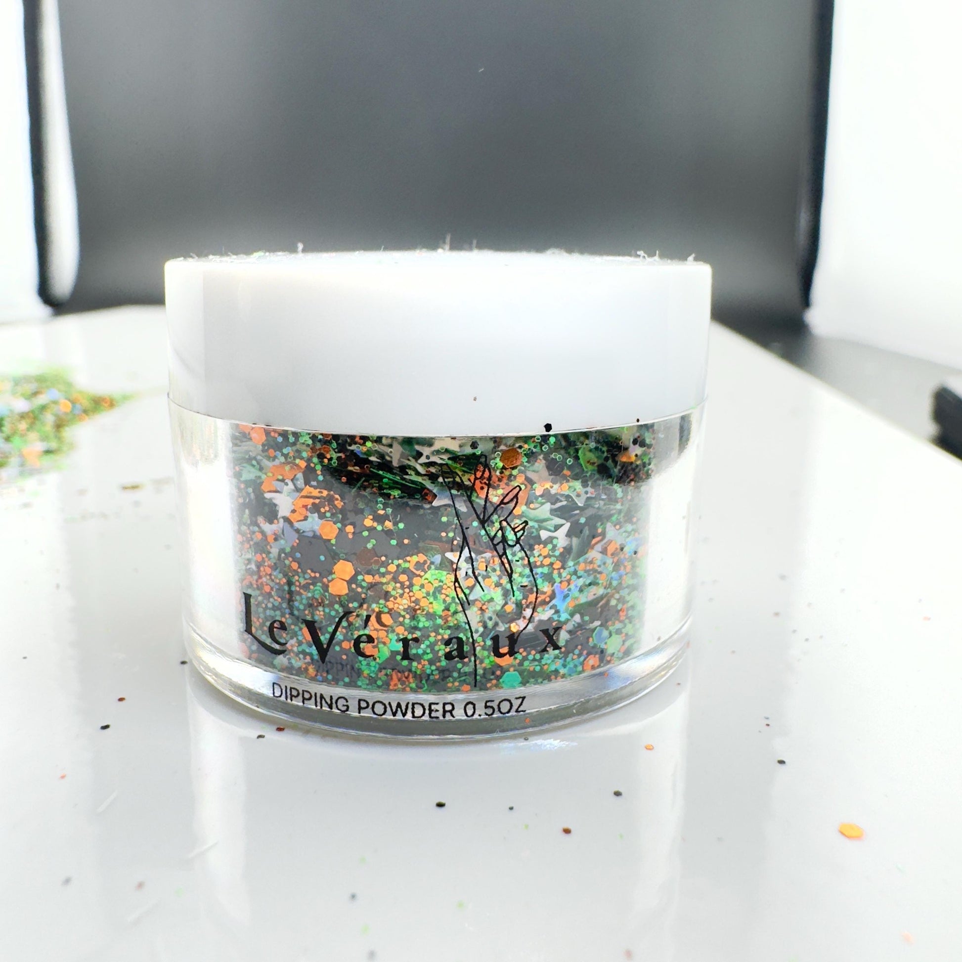 Enchanted Graveyard Chunky Glitter: Halloween Green, Orange, black, Metallic Stars