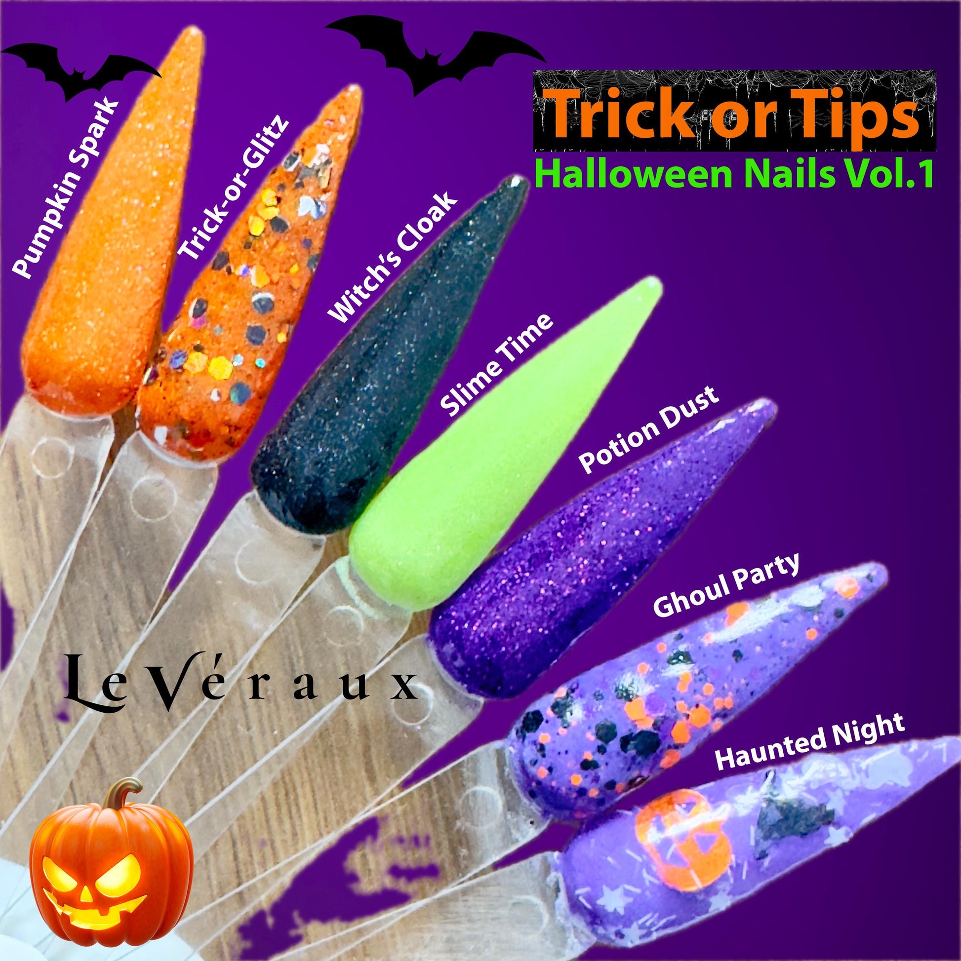 Trick or Tips - Halloween Nails Dipping Powder