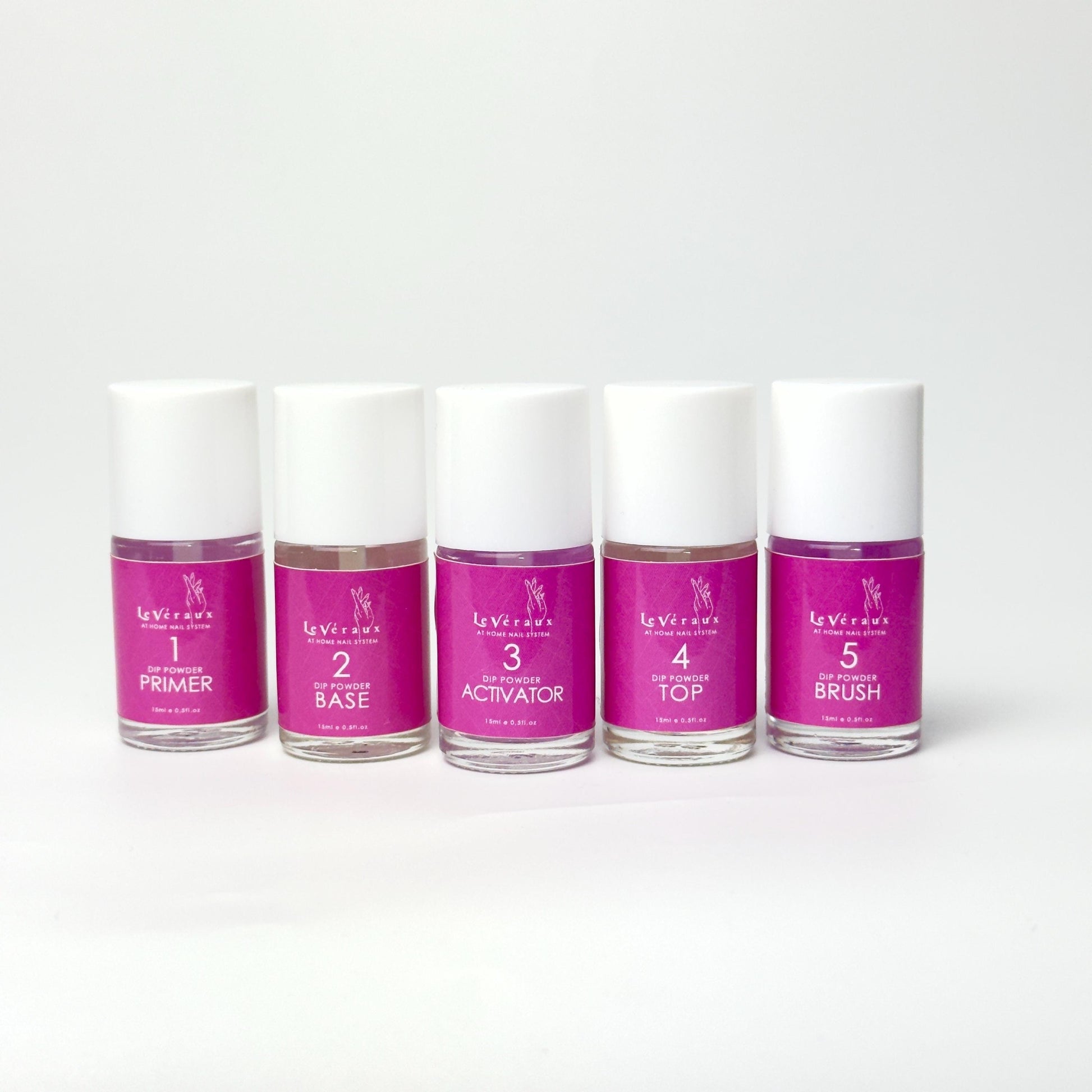 Dip Powder Nail Kit: French Manicure Colors, Hema-Free, Beginner-Friendly