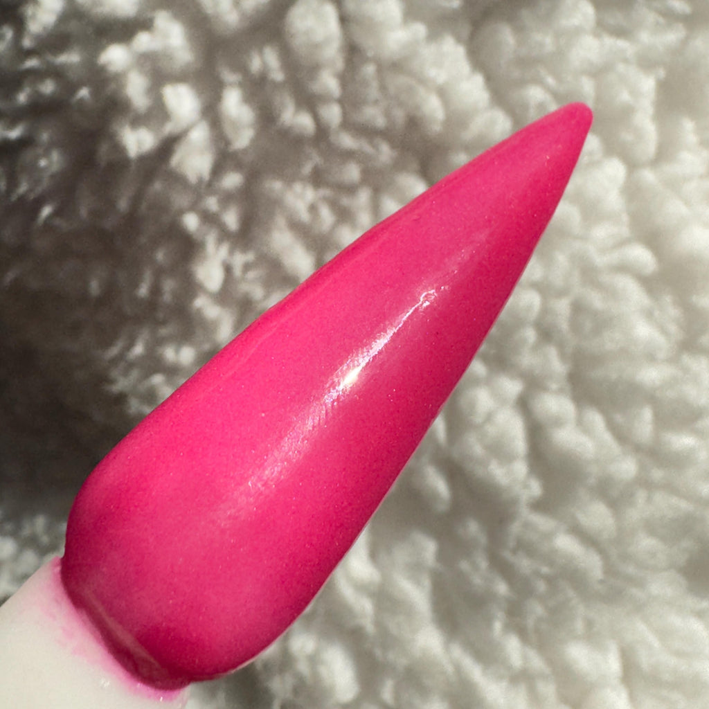 Neon Pink  Dip Powder | Hot Pink Nail Polish dipping diy manicure