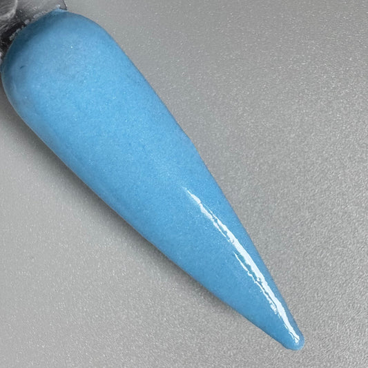 Pstel blue dip powder swatch stick