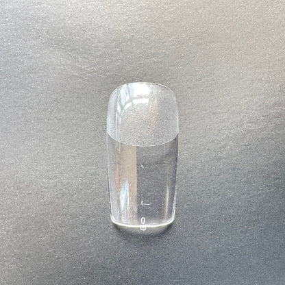 Pre-shaped square soft gel nail tips clear  professional nail extensions