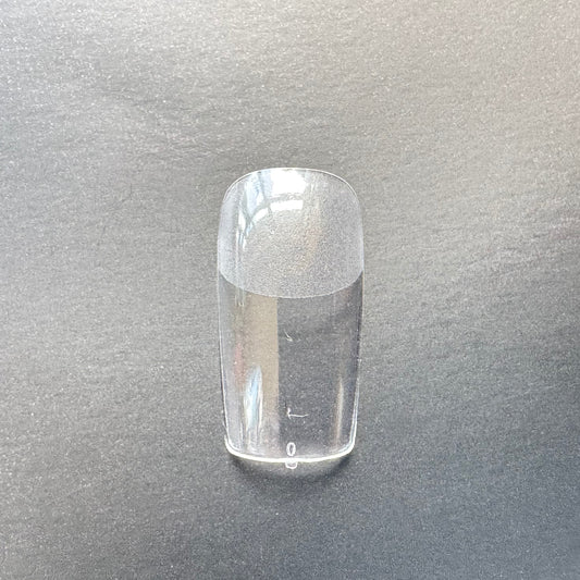 Pre-shaped square soft gel nail tips clear  professional nail extensions