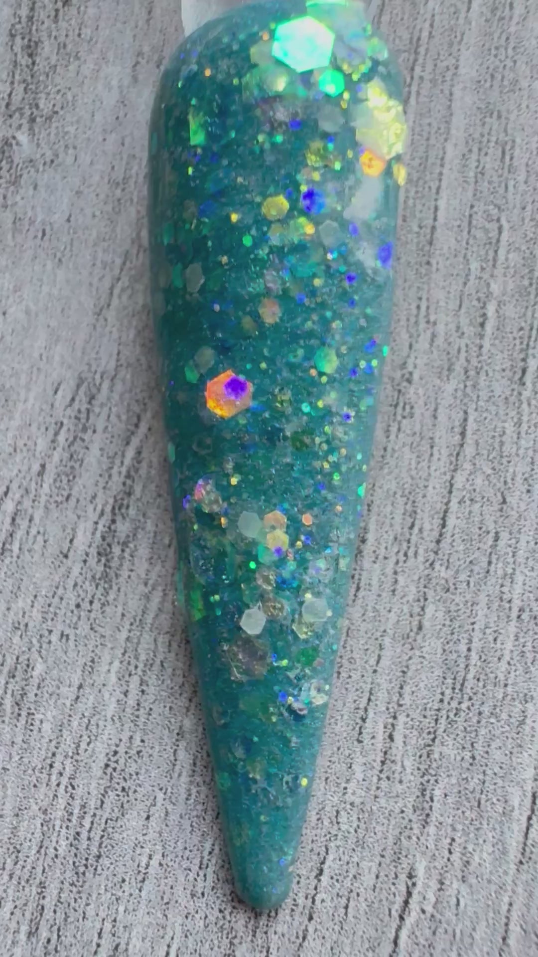 Enchanted Forest Glow UV Glitter Dip Powder