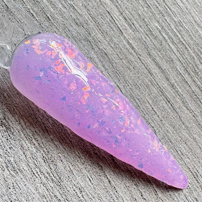  a swatch stick showing a thermal dip that has changed its colour to pink when its in hot state.